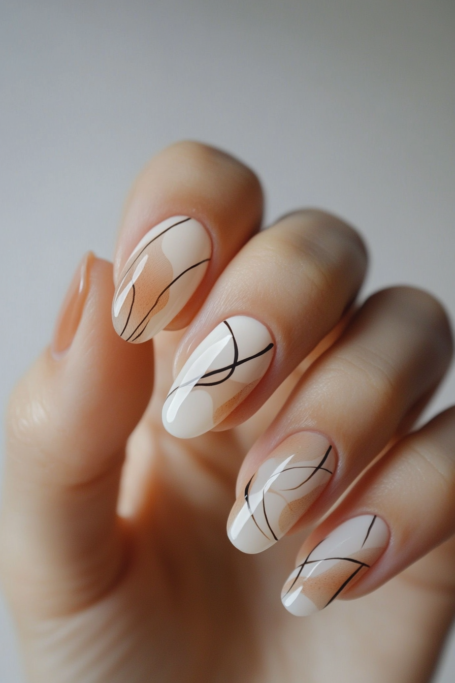 4. Abstract Shapes (Pretty Nail Design Ideas) - Pretty Nail Design Ideas