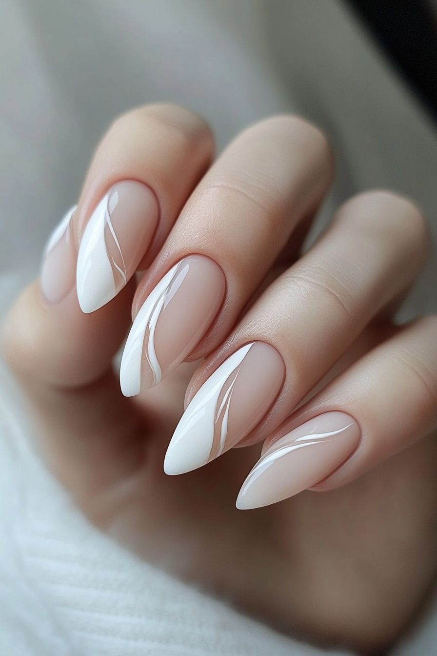 9. Negative Space Magic (Pretty Nail Design Ideas) - Pretty Nail Design Ideas