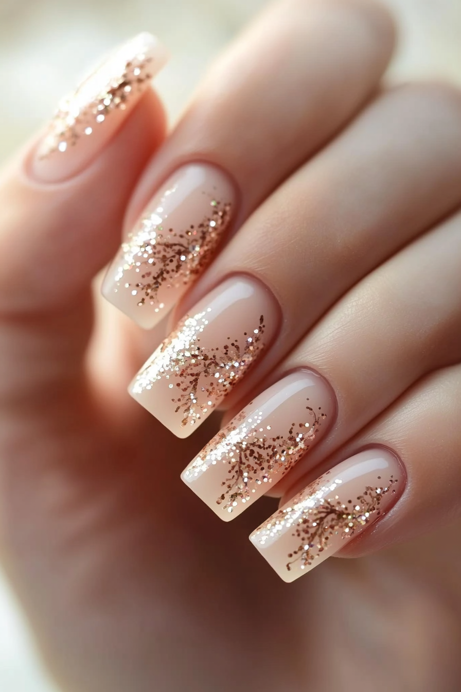 10. Subtle Ombre Sparkle (Pretty Nail Design Ideas) - Pretty Nail Design Ideas