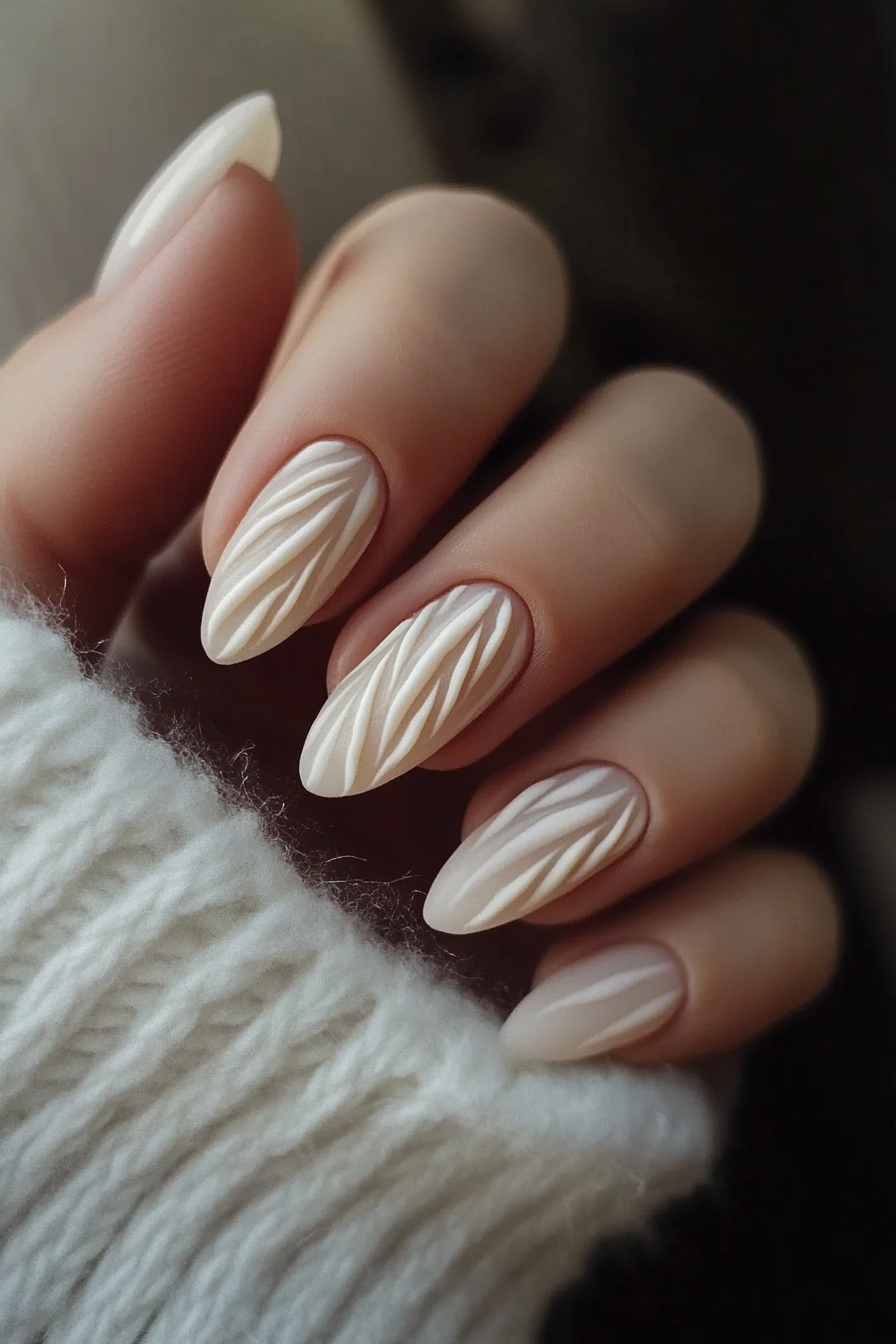 24. Textured Matte Finish (Pretty Nail Design Ideas) - Pretty Nail Design Ideas