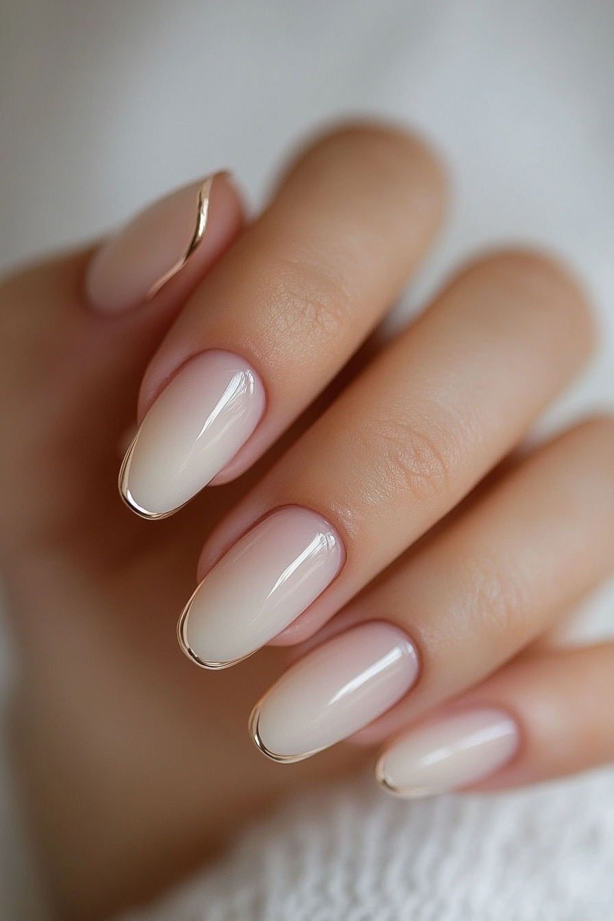 27. Soft Pink Tips (Pretty Nail Design Ideas) - Pretty Nail Design Ideas