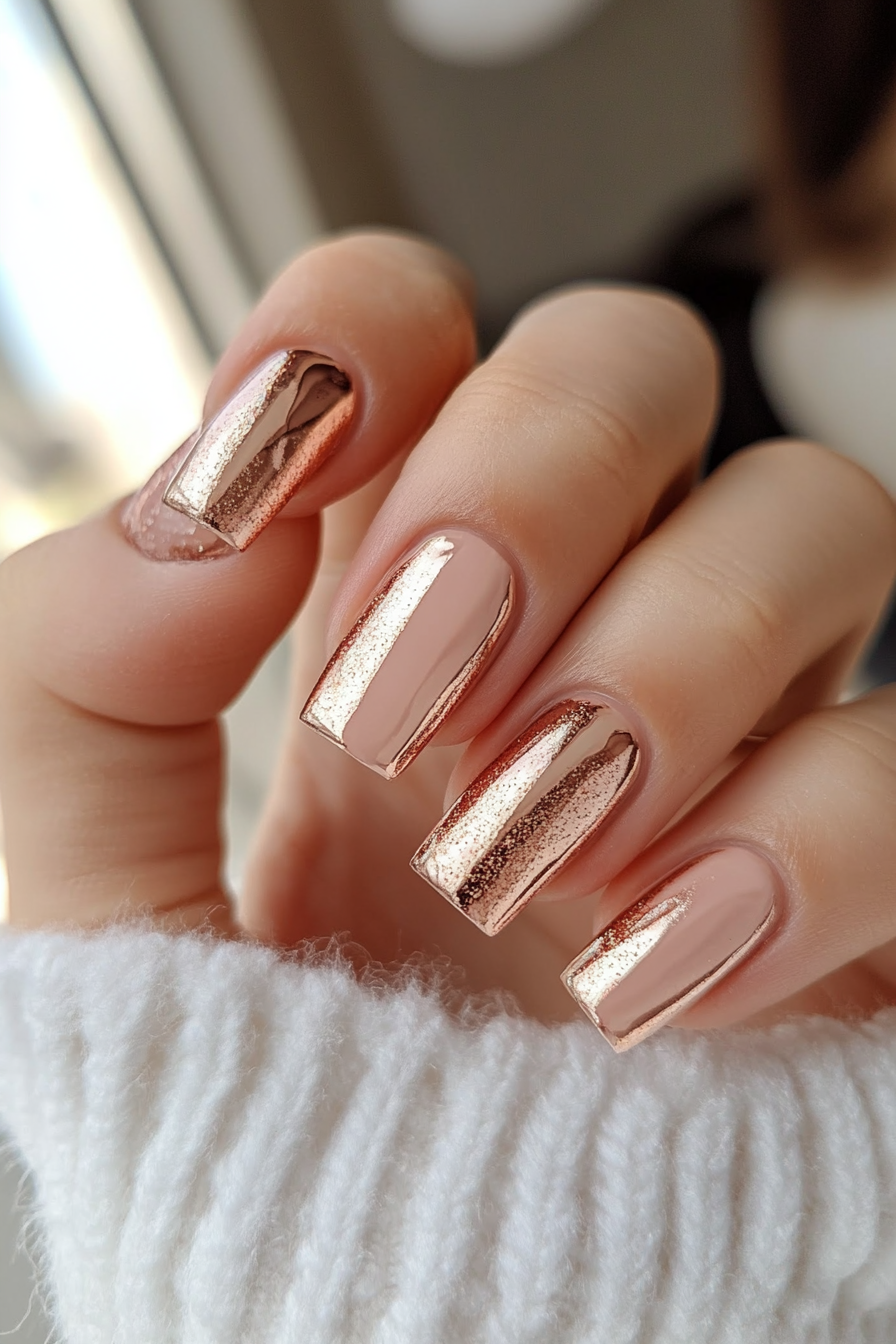 11. Vintage Rose (Square Nail Design Ideas) - Square Nail Design Ideas