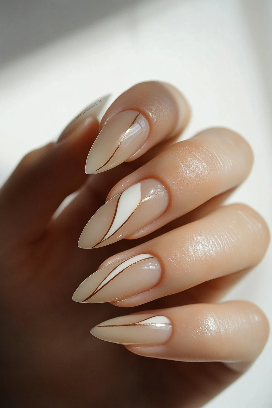 5. Latte Love (Brown Nail Design Ideas) - Brown Nail Design Ideas