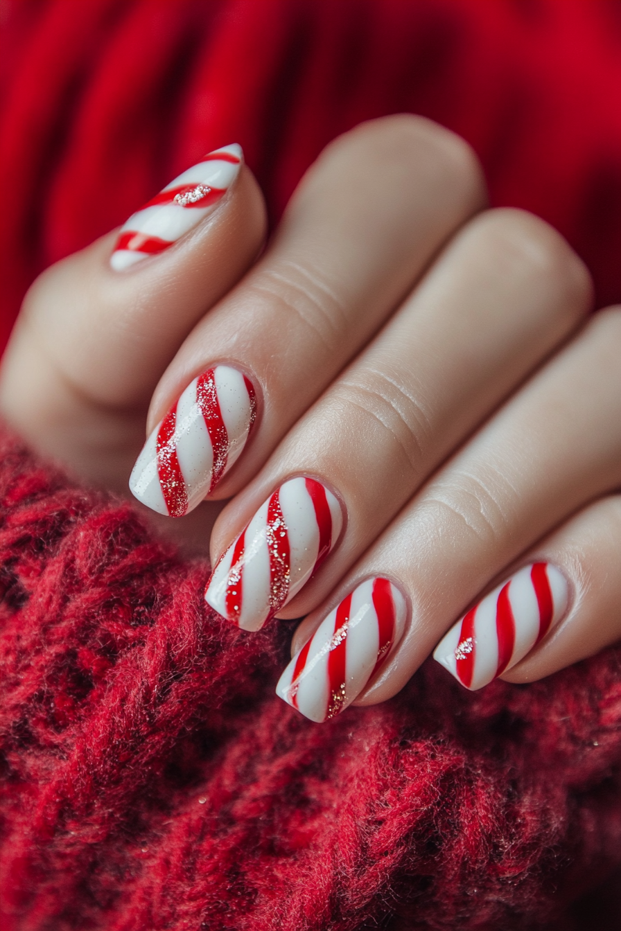 2. Winter Wonderland (Holiday Nail Design Ideas) - Holiday Nail Design Ideas