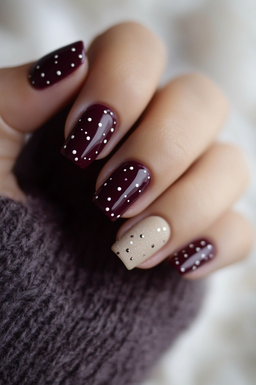 16. Berry Bliss (Simple Fall Nail Design Ideas) - Simple Fall Nail Design Ideas