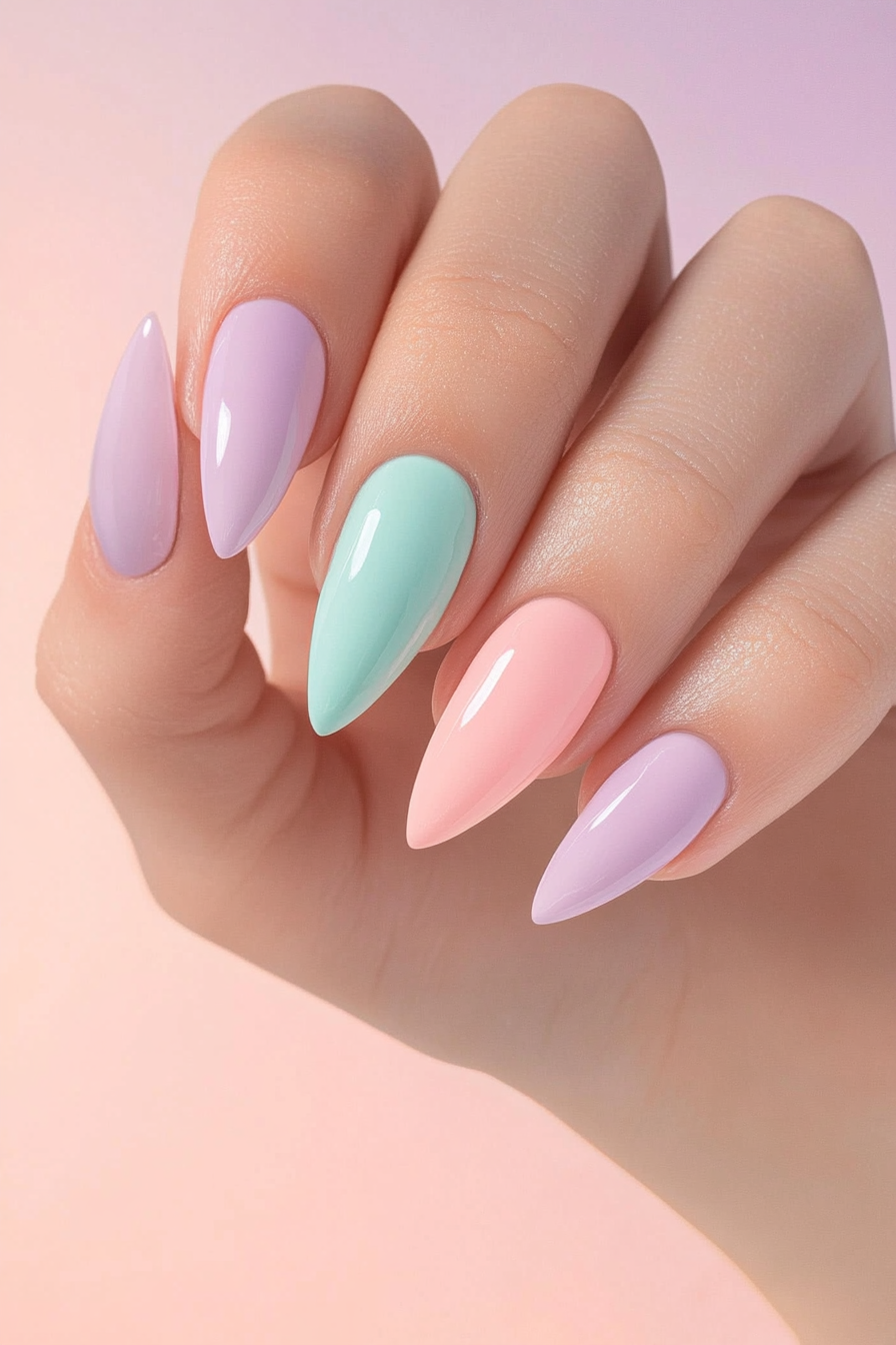 13. Pastel Perfection (Unique Nail Design Ideas) - Unique Nail Design Ideas