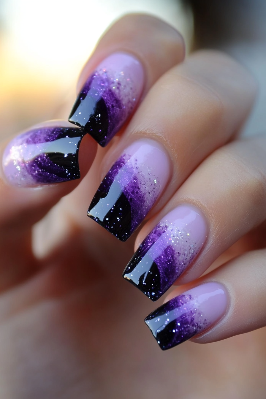 22. Monochrome Magic (Unique Nail Design Ideas) - Unique Nail Design Ideas