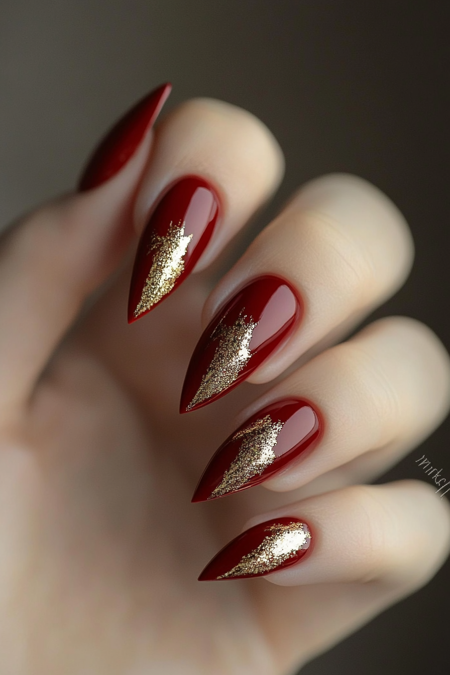 23. Bold Red Beauty (Unique Nail Design Ideas) - Unique Nail Design Ideas