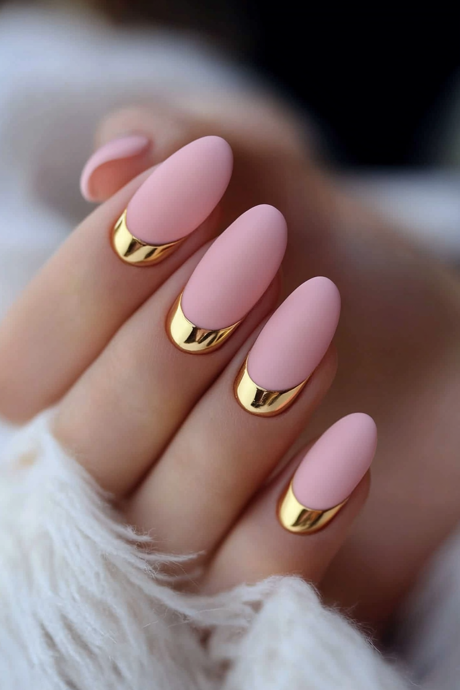 25. Matte Rose (Unique Nail Design Ideas) - Unique Nail Design Ideas