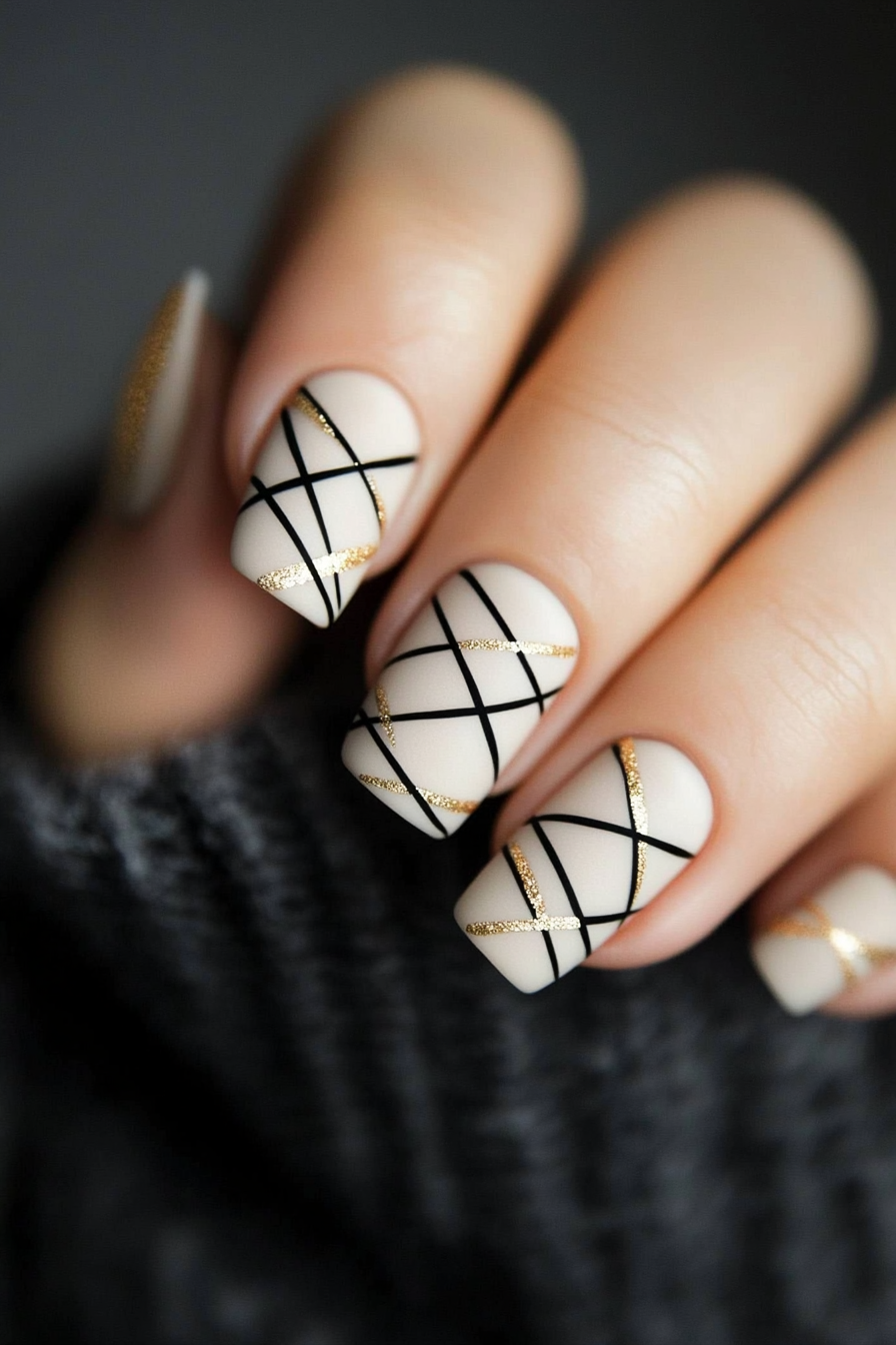 15. Minimalist Line Art (Creative Nail Design Ideas) - Creative Nail Design Ideas