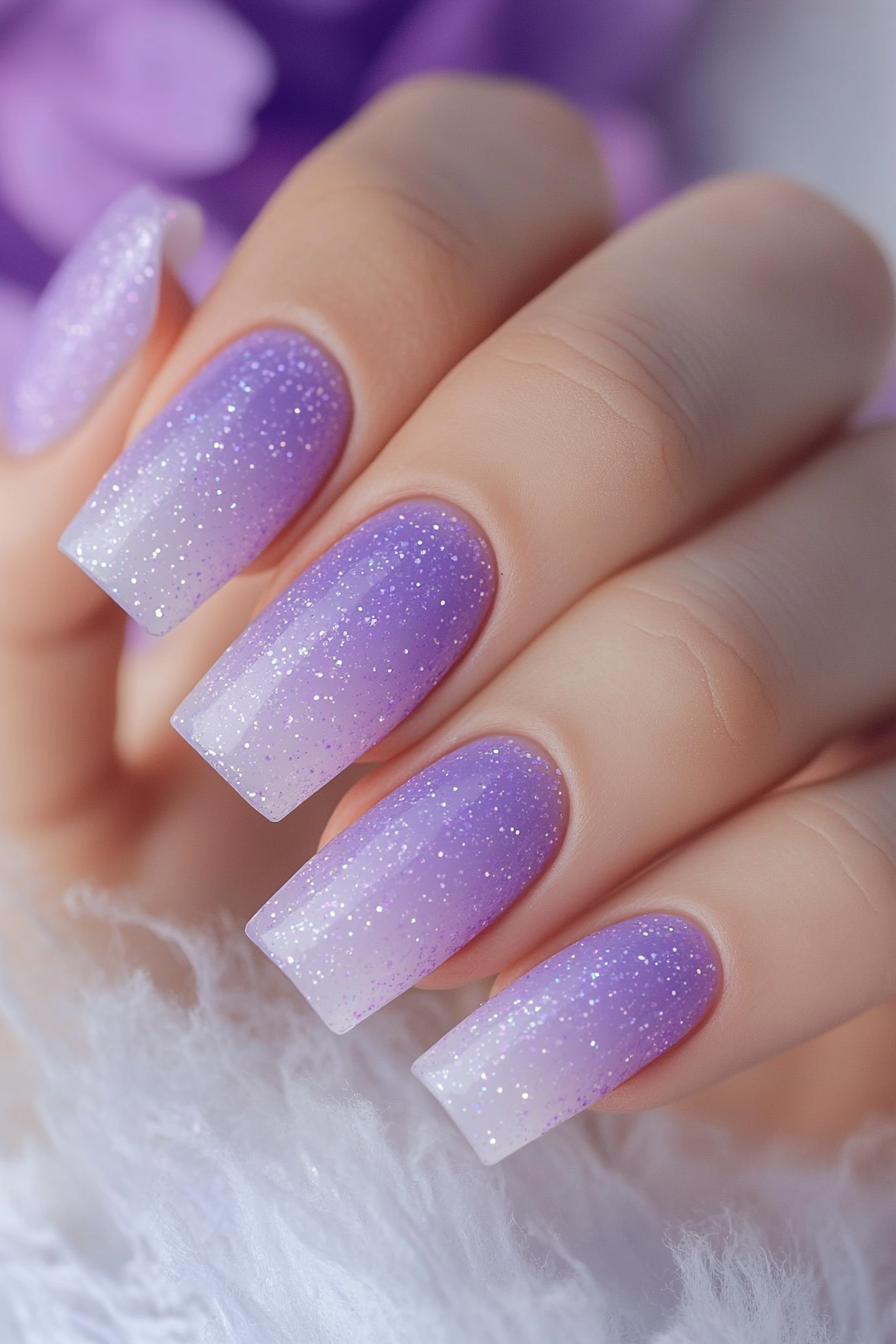 15. Lavender Jelly Nails (Lavender Nail Design Ideas) - Lavender Nail Design Ideas