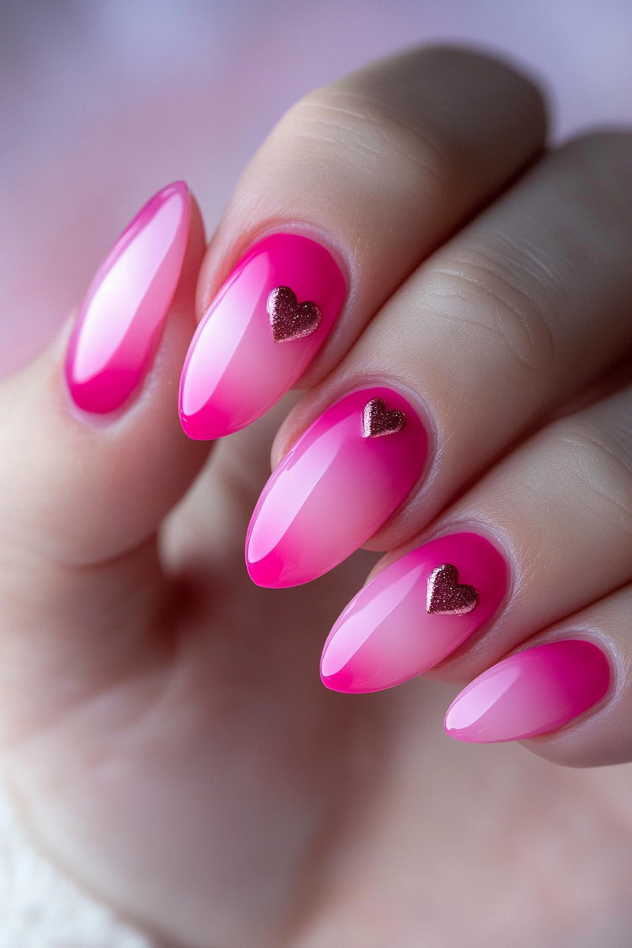 19. Pink Ombré Love Fade (Valentine'S Day Nail Design Ideas) - Valentine'S Day Nail Design Ideas