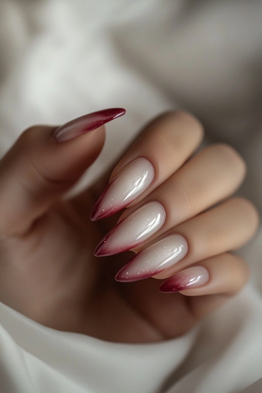 21. Berry Valentine Glaze (Valentine'S Day Nail Design Ideas) - Valentine'S Day Nail Design Ideas