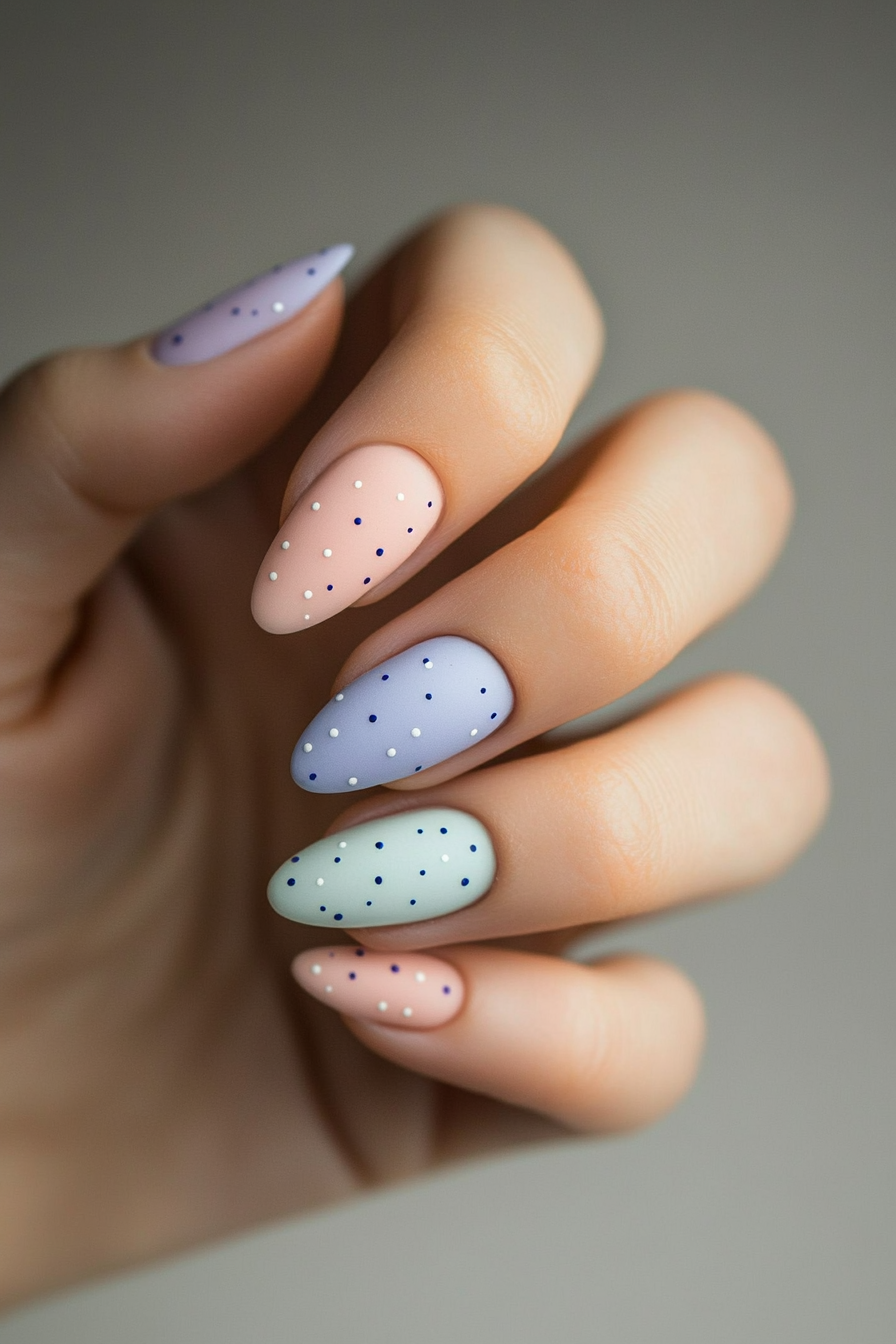 27. Dot French (Cute Simple Nail Design Ideas) - Cute Simple Nail Design Ideas