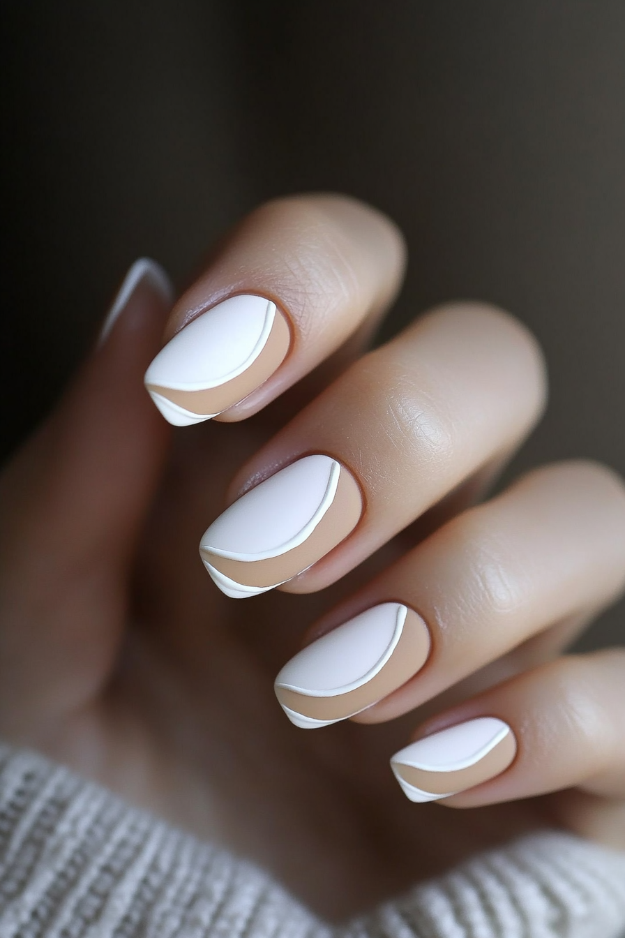 18. Terracotta Arches (Easy Short Nail Design Ideas) - Easy Short Nail Design Ideas