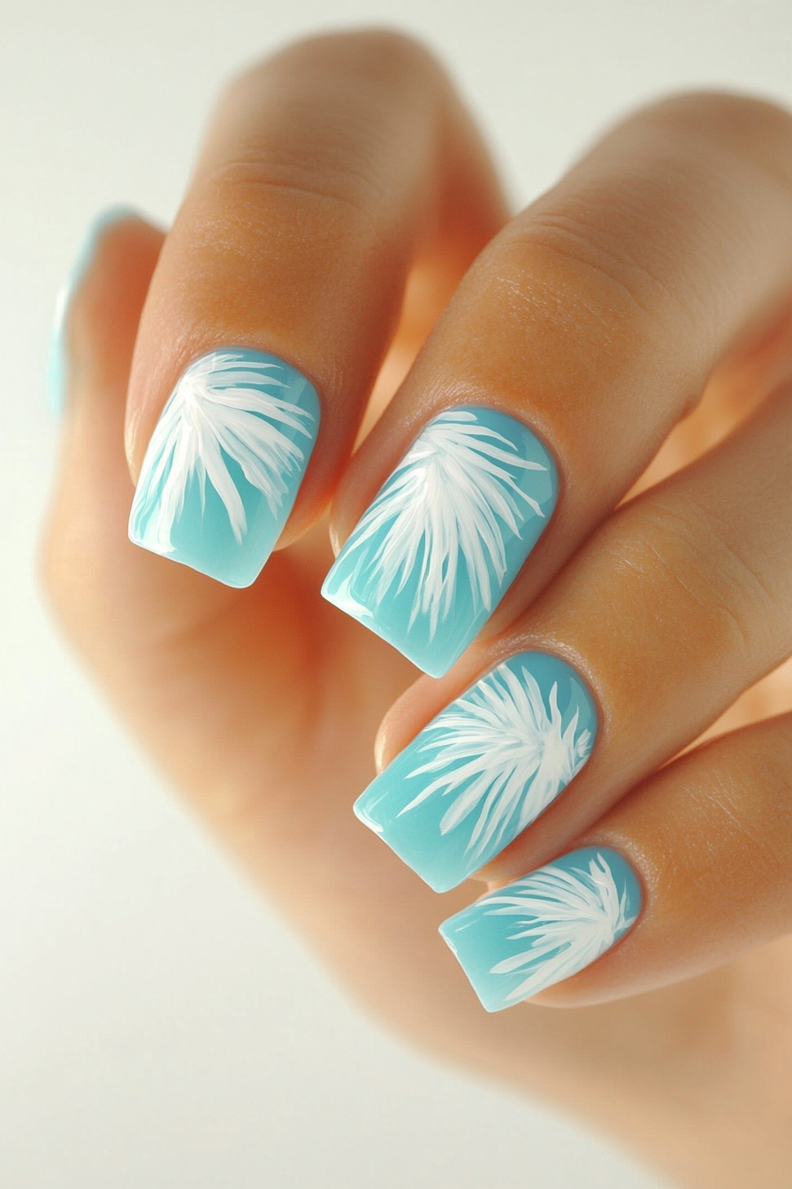 11. Island Breeze (Tropical Nail Design Ideas) - Tropical Nail Design Ideas