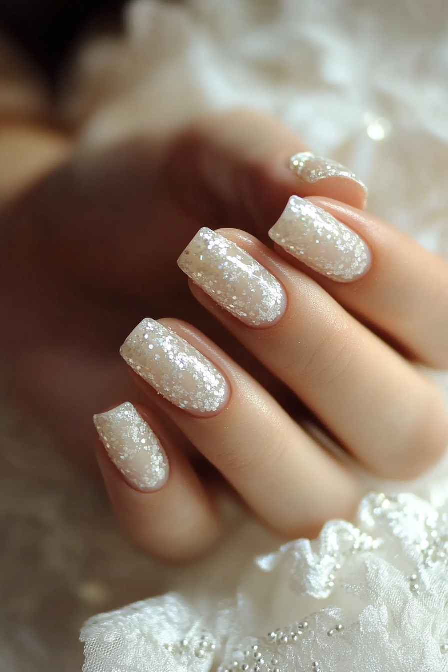 1. Eternal Ivory (Wedding Nail Design Ideas) - Wedding Nail Design Ideas