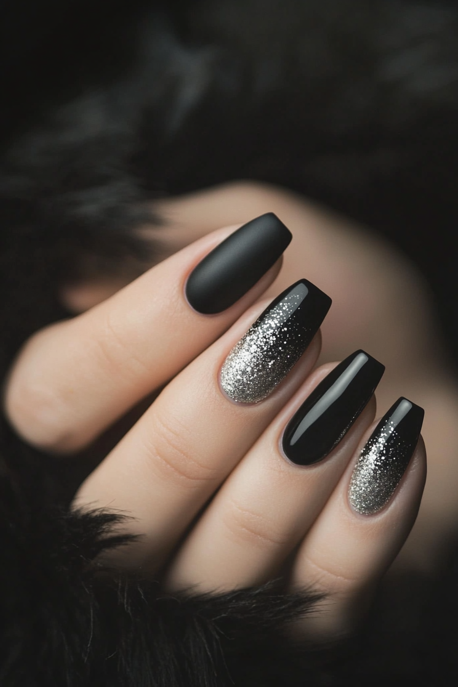 13. Midnight Velvet (Beautiful Nail Design Ideas) - Beautiful Nail Design Ideas