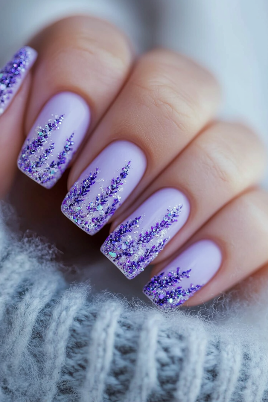 20. Lavender Dreams (Beautiful Nail Design Ideas) - Beautiful Nail Design Ideas