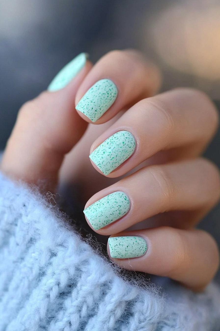25. Seafoam Splash (Beautiful Nail Design Ideas) - Beautiful Nail Design Ideas