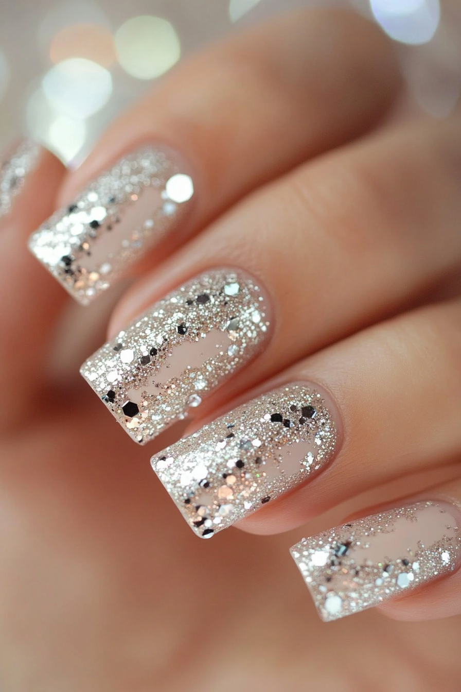 1. Glitter Glamour (Birthday Nail Design Ideas) - Birthday Nail Design Ideas