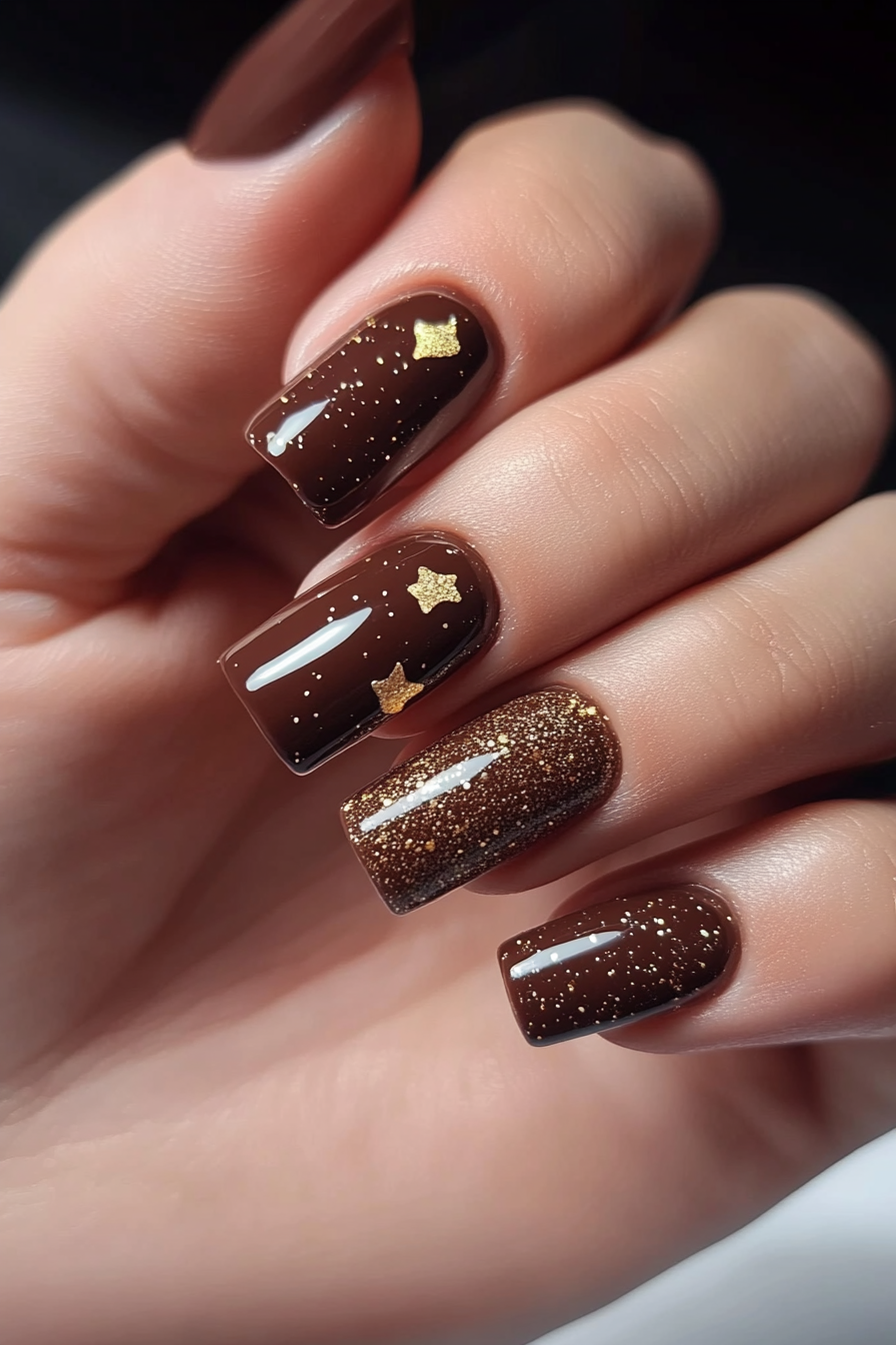 10. Chocolate Decadence (Birthday Nail Design Ideas) - Birthday Nail Design Ideas