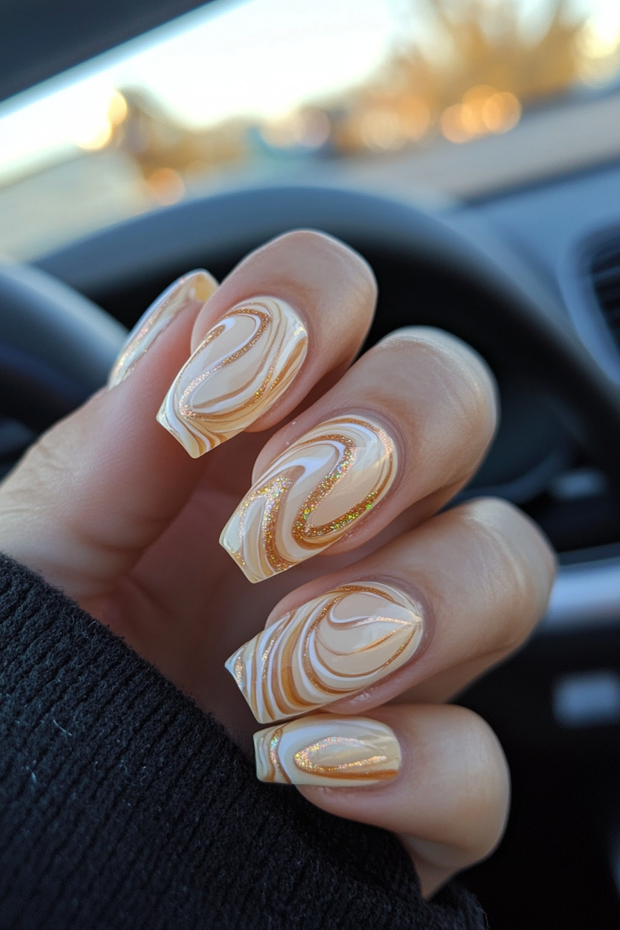 23. Desert Dune (Colorful Nail Design Ideas) - Colorful Nail Design Ideas