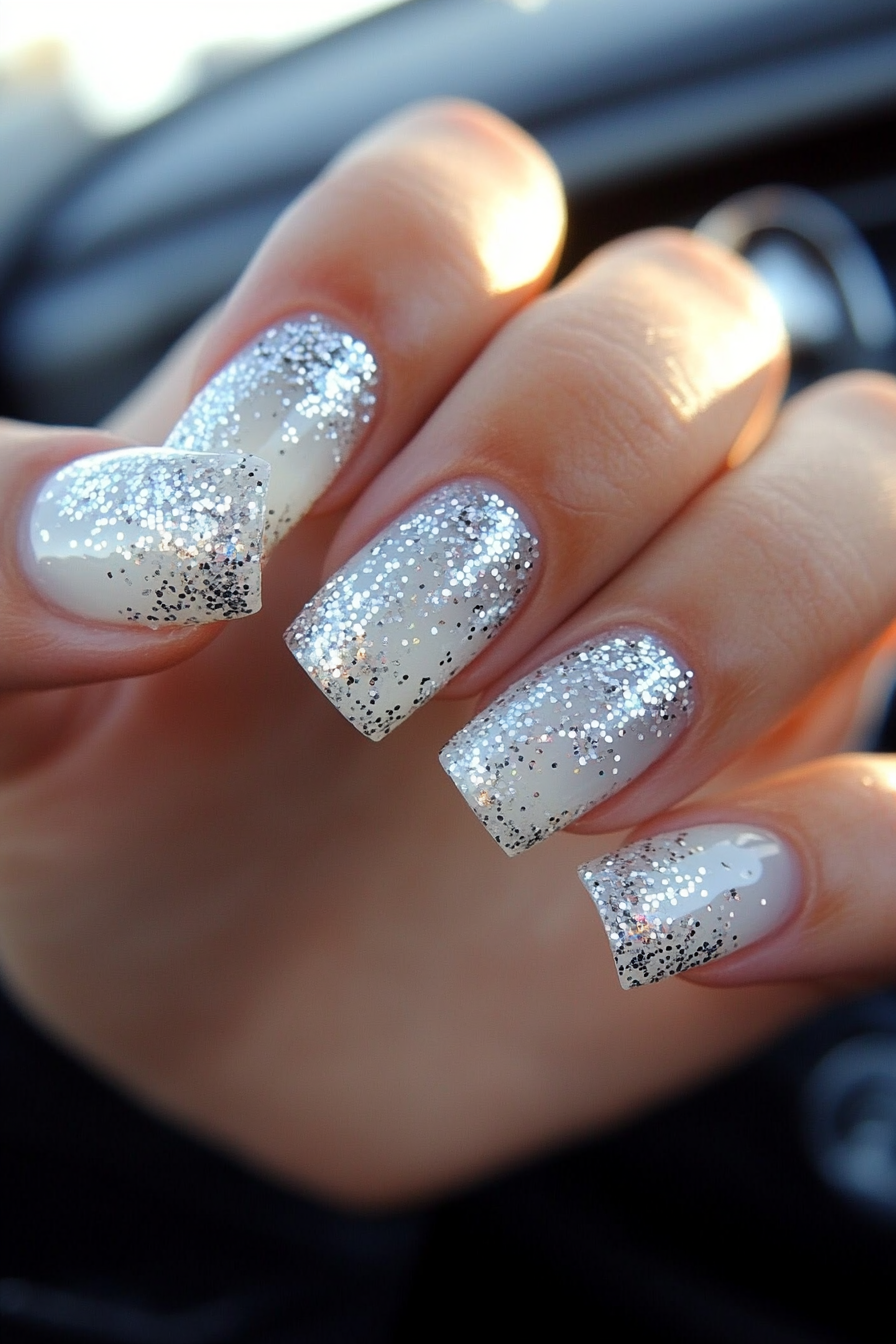 10. Silver Stardust (Fancy Nail Design Ideas) - Fancy Nail Design Ideas