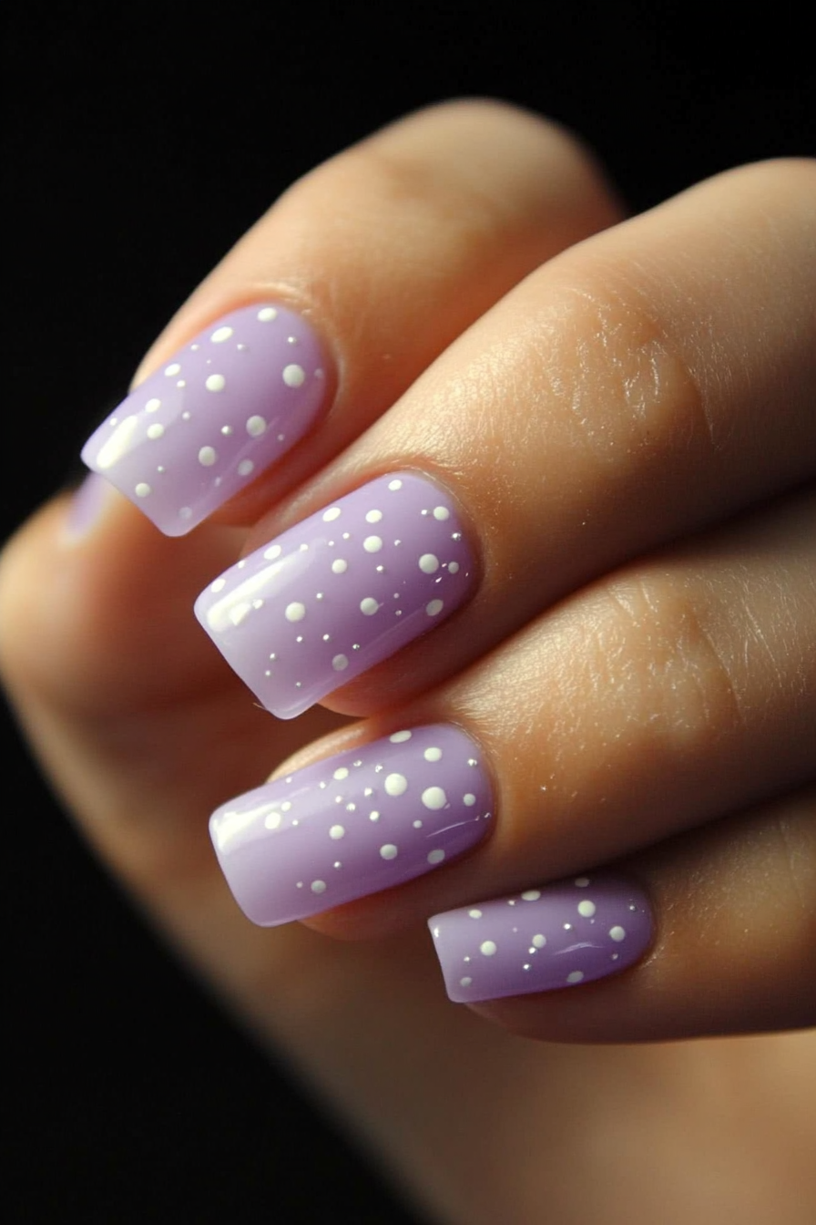 12. Lilac Love (March Nail Design Ideas) - March Nail Design Ideas