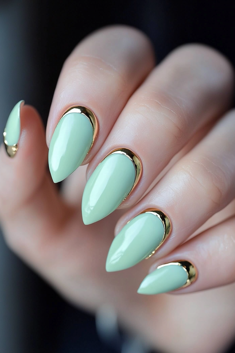 3. Mint Green Delight (Pastel Nail Design Ideas) - Pastel Nail Design Ideas