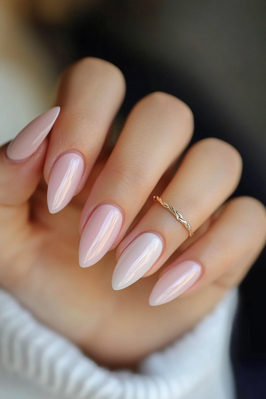 10. Powder Pink Perfection (Pastel Nail Design Ideas) - Pastel Nail Design Ideas