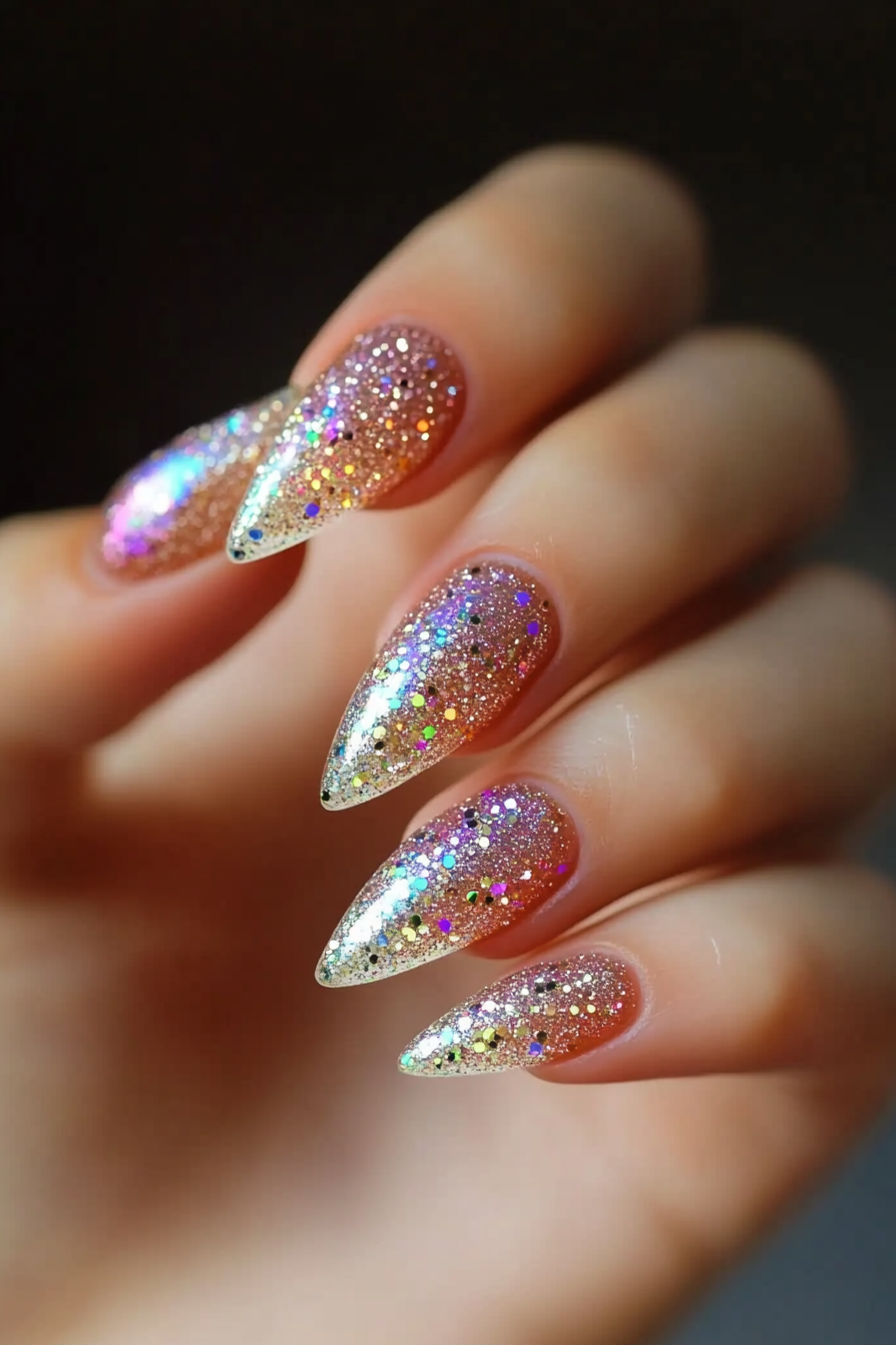 5. Glitter Bomb (90S Nail Design Ideas) - 90S Nail Design Ideas