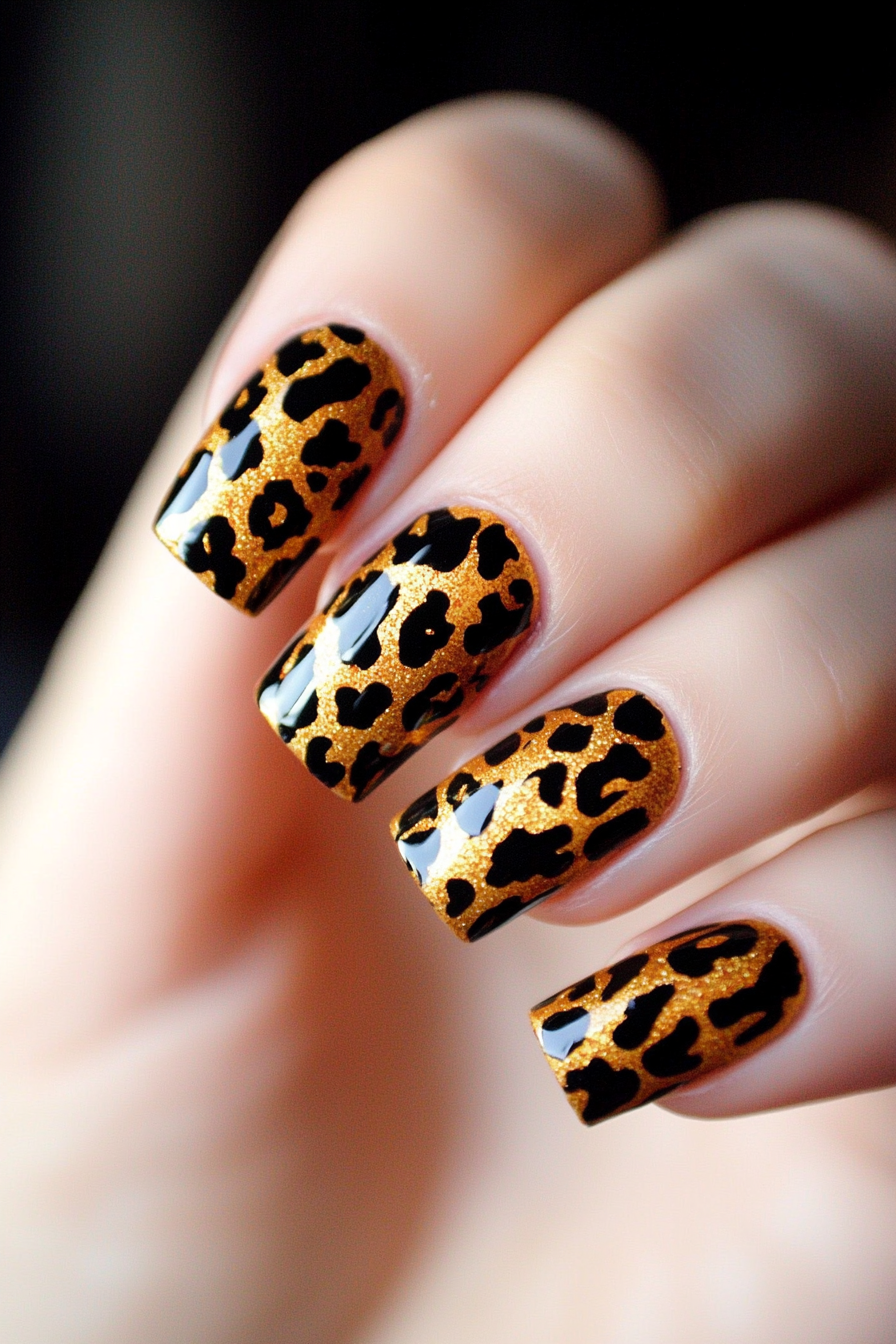 11. Animal Print (90S Nail Design Ideas) - 90S Nail Design Ideas