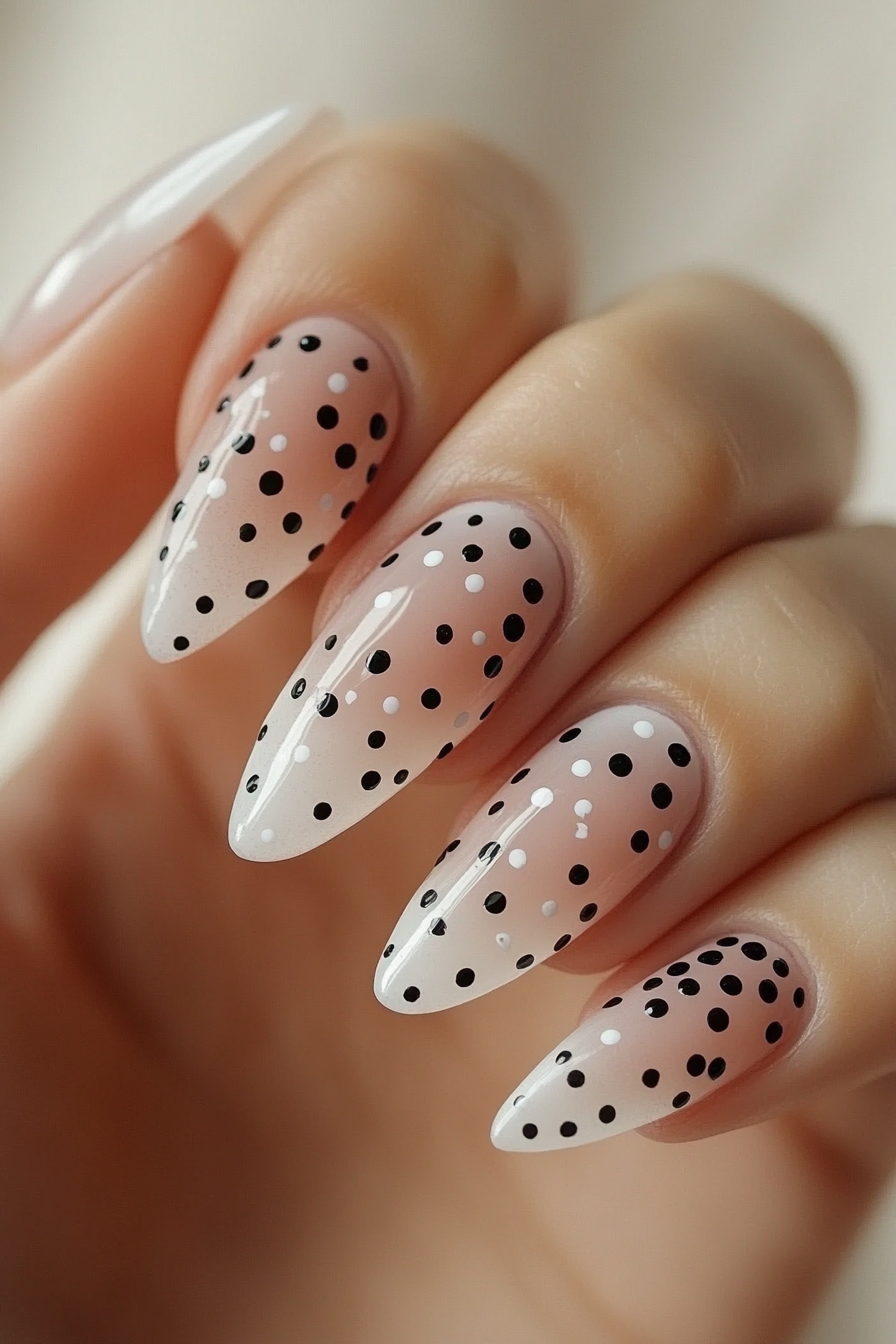 14. Dot Matrix (90S Nail Design Ideas) - 90S Nail Design Ideas